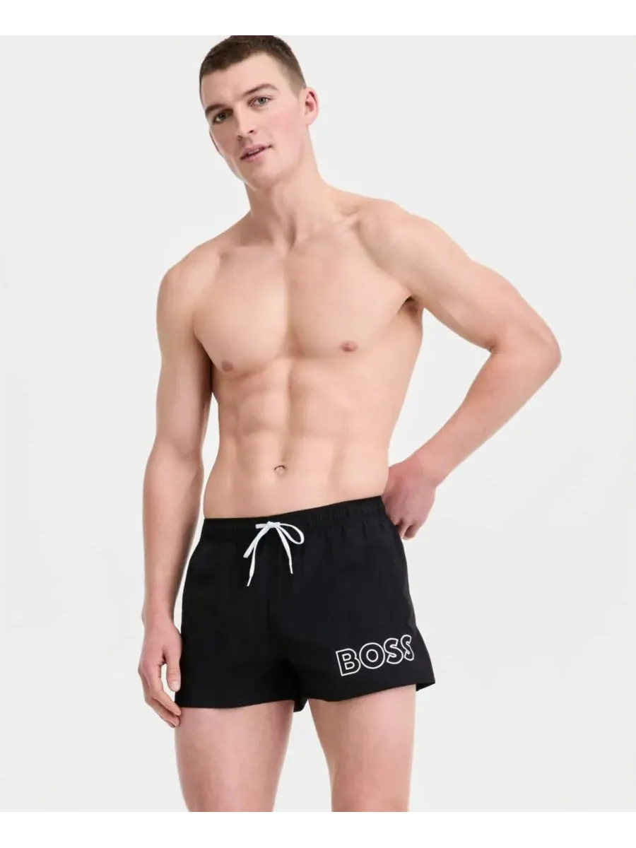 Hugo Boss Мужские плавки BOSS by Goldeye 3 дюйма — изображение 1 из 3, черный