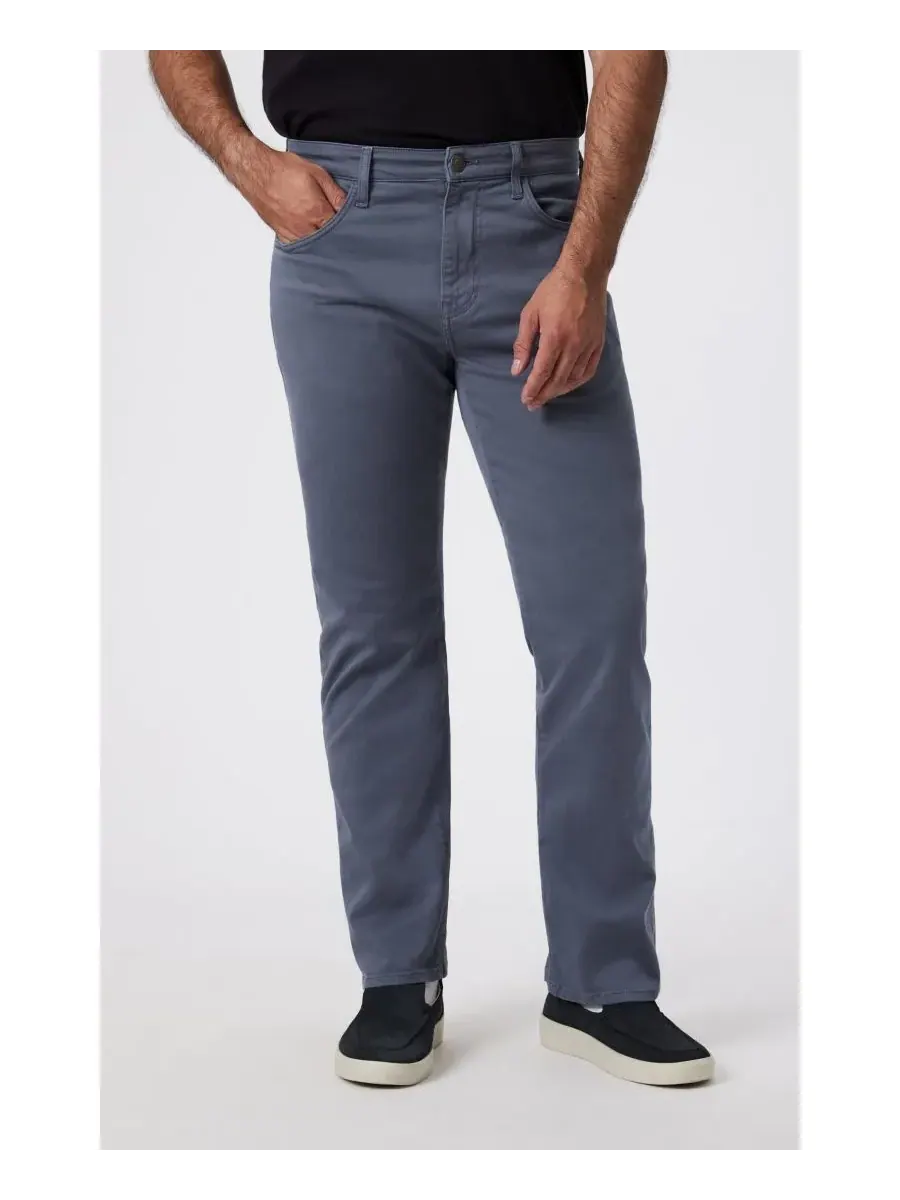 Mavi Jeans Мужские повседневные брюки Zach прямого кроя из саржи песочного цвета — изображение 1 из 6, синий