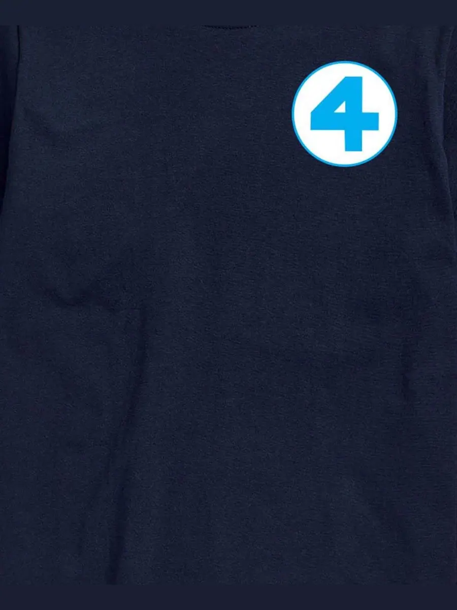 Мужская футболка с коротким рукавом с графическим принтом Marvel Fantastic Four Marvel Comics — изображение 3 из 3