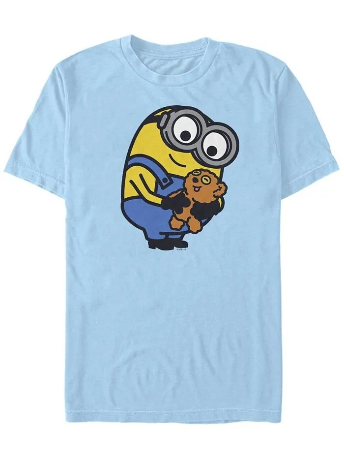 Мужская футболка с коротким рукавом Minions Bob Fifth Sun — изображение 1 из 1, светлый синий