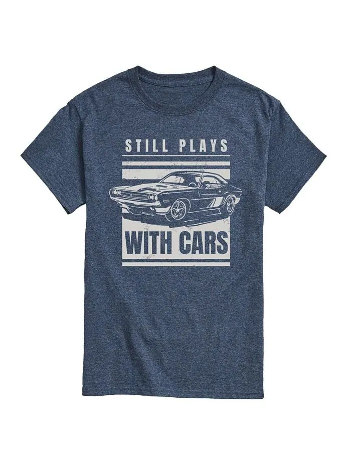 Мужская футболка с коротким рукавом Still Play With Cars AIRWAVES — изображение 1 из 3, синий