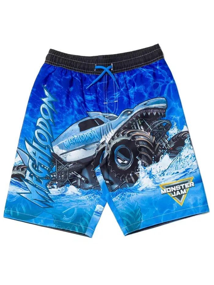 Детский комплект для плавания: худи-рашгард и шорты Boys Pullover Rash Guard and Swim Trunks Outfit — изображение 3 из 6