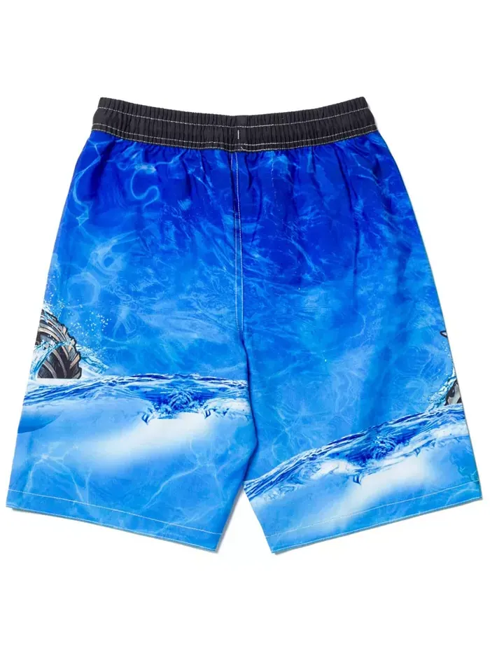Детский комплект для плавания: худи-рашгард и шорты Boys Pullover Rash Guard and Swim Trunks Outfit — изображение 4 из 6