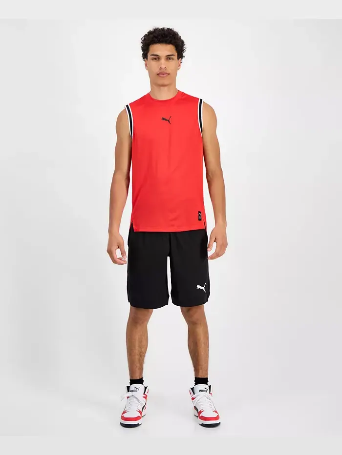 Puma мужской баскетбольный топ и шорты с логотипом Puma North America