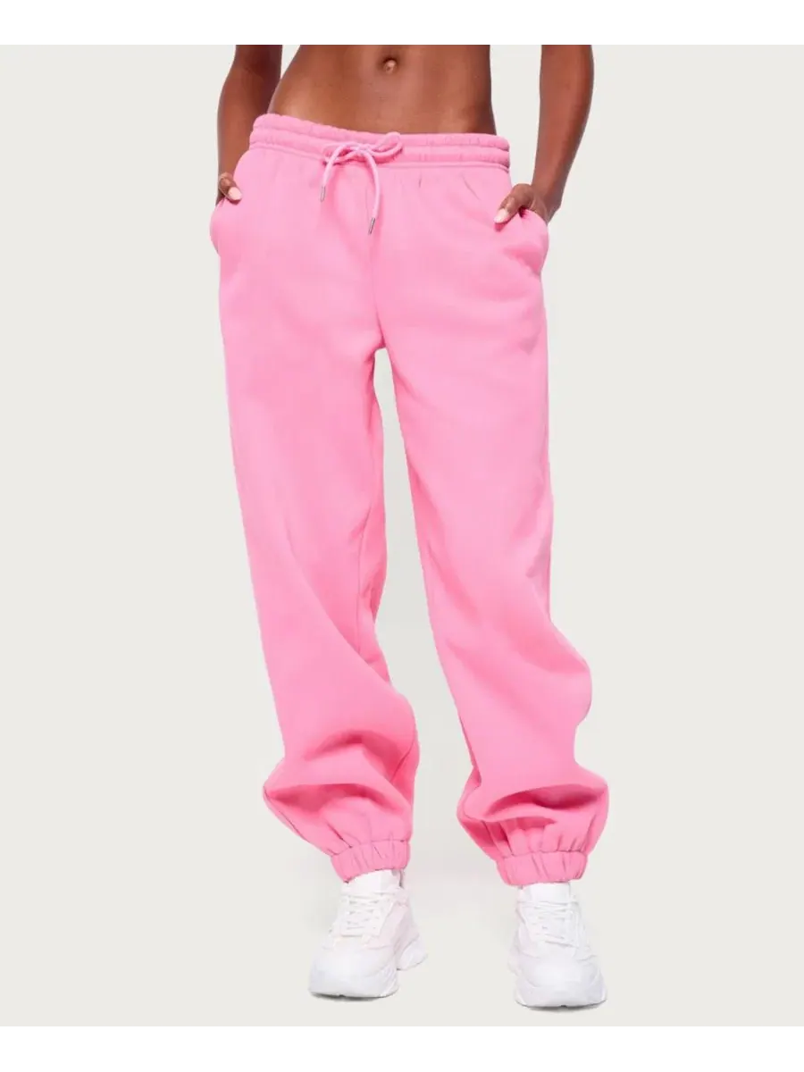 Женские спортивные брюки свободного кроя Raely Oversized Edikted — изображение 1 из 5, розовый