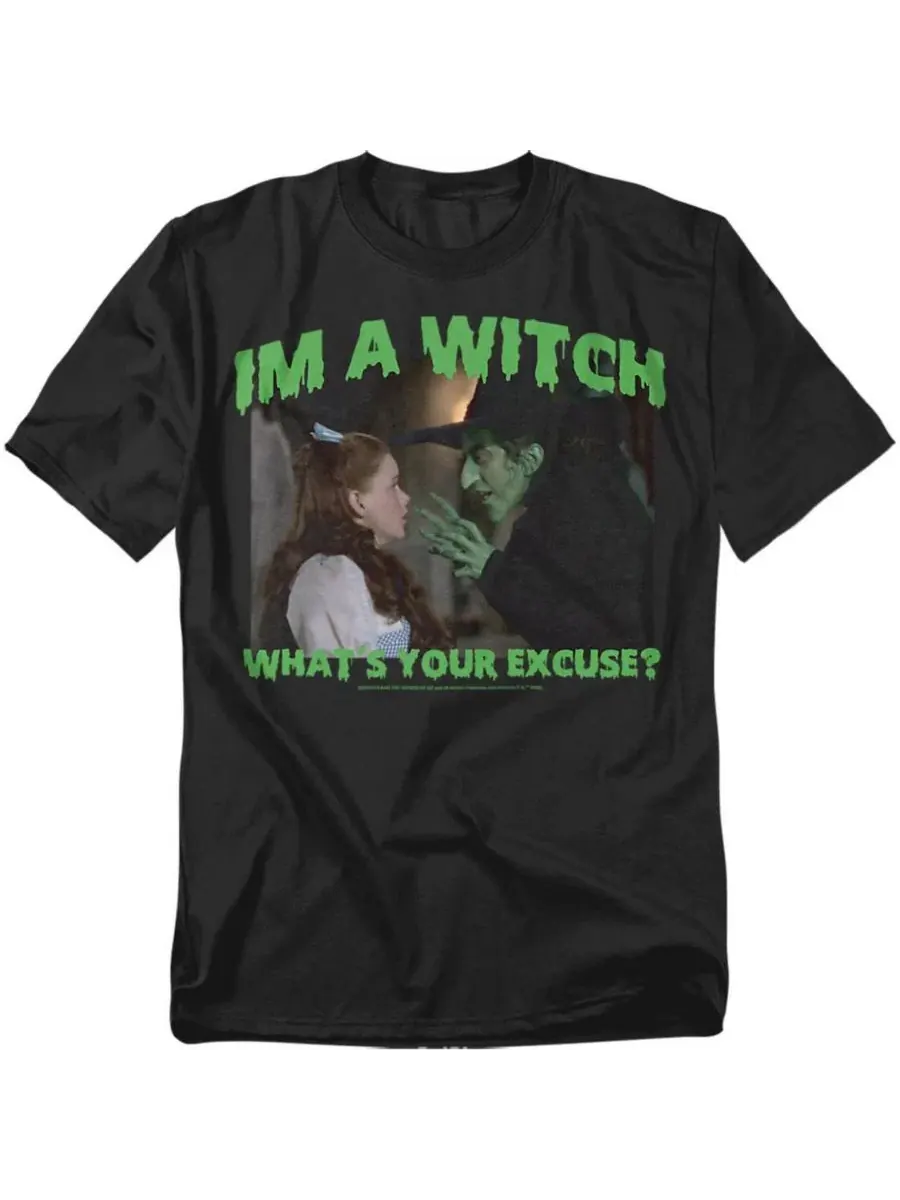 Футболка с принтом What's Your Excuse Wizard Of Oz — изображение 1 из 3, черный