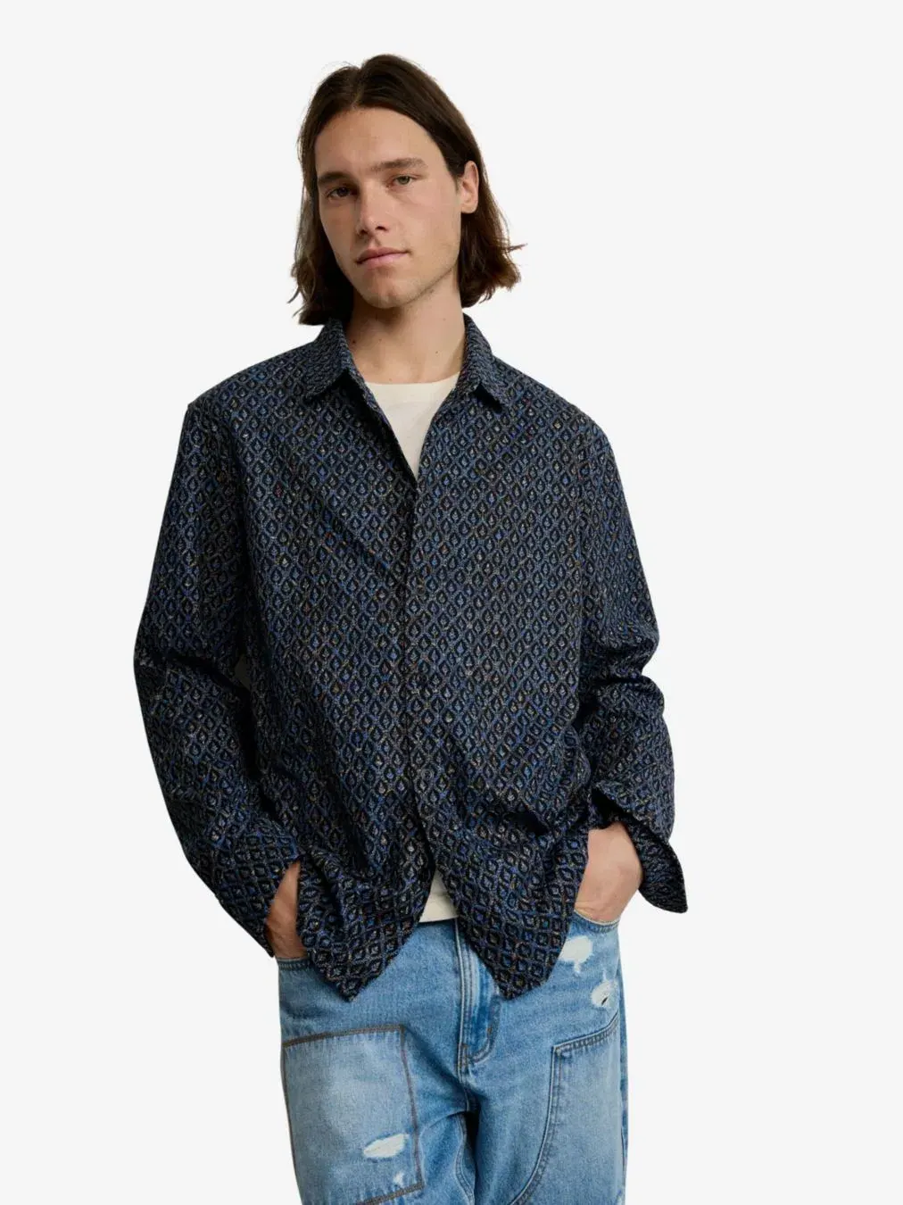 Рубашка с вышивкой Desigual