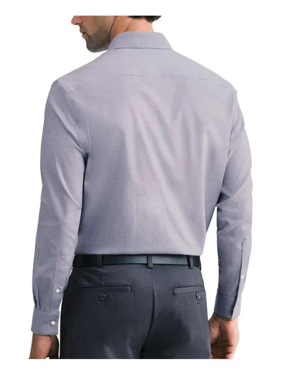 Мужская рубашка с длинным рукавом, с растягивающимся воротником Van Heusen — изображение 2 из 3, коричневый