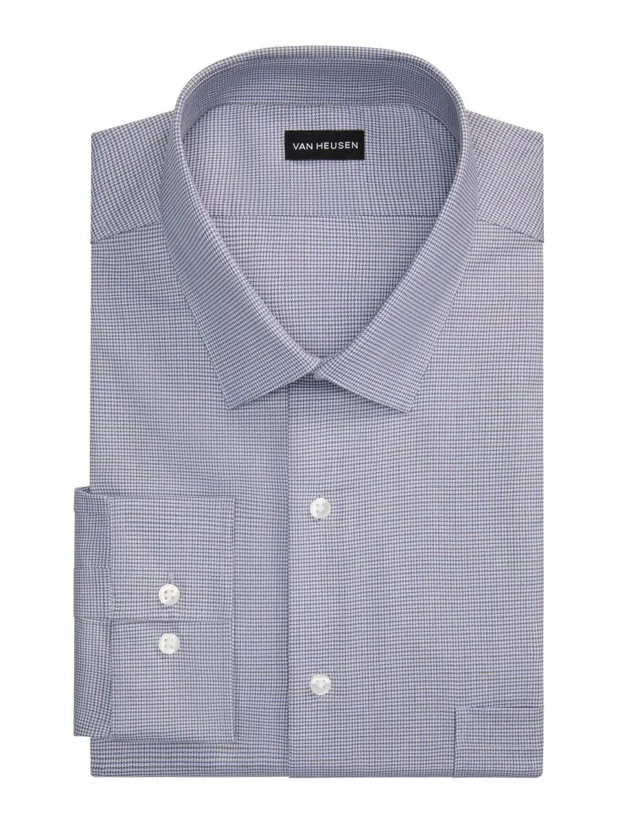 Мужская рубашка с длинным рукавом, с растягивающимся воротником Van Heusen — изображение 3 из 3, коричневый