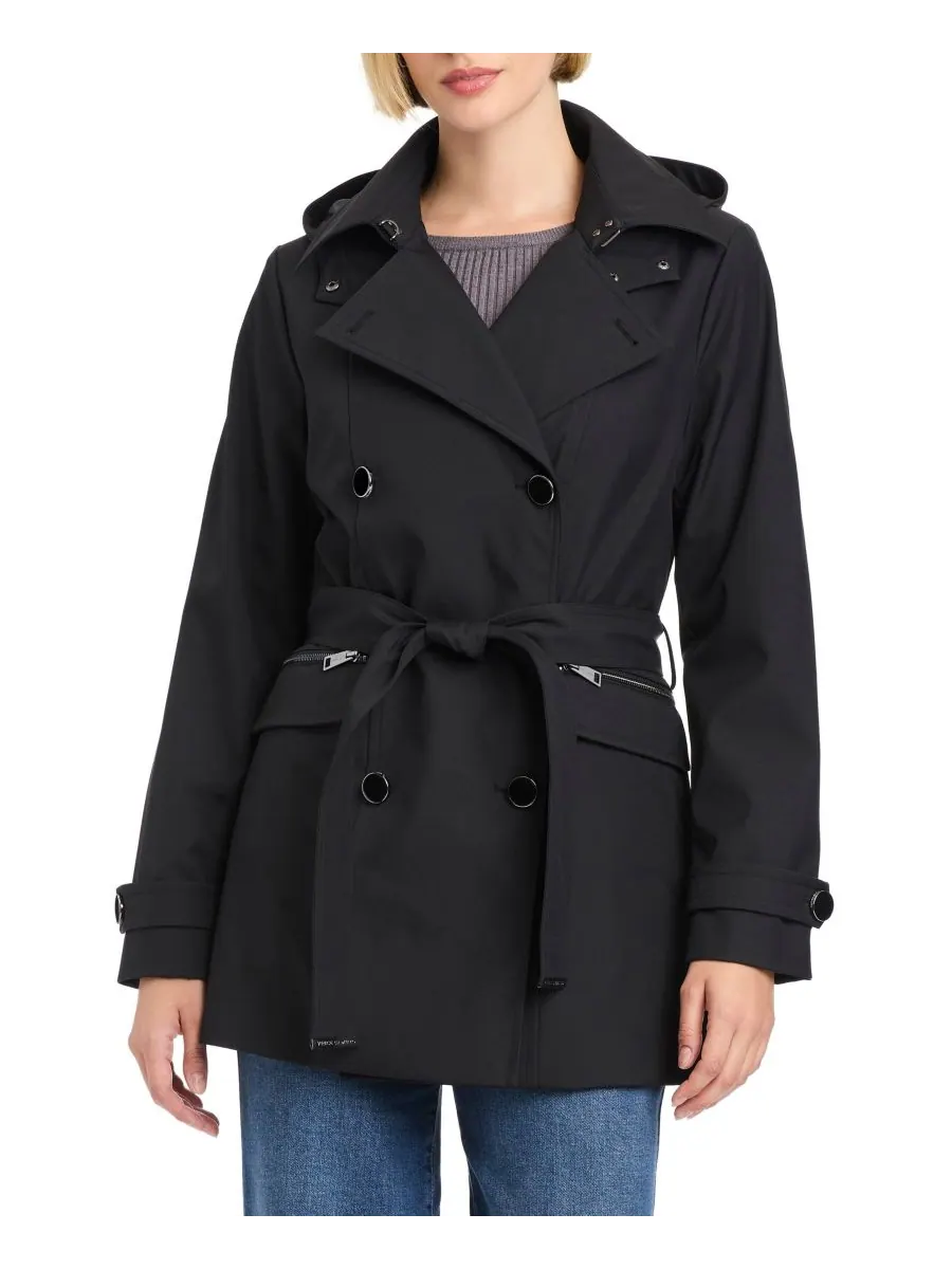 Женский двубортный тренч с поясом Vince Camuto