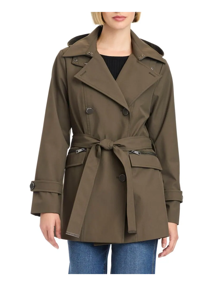 Женский двубортный тренч с поясом Vince Camuto