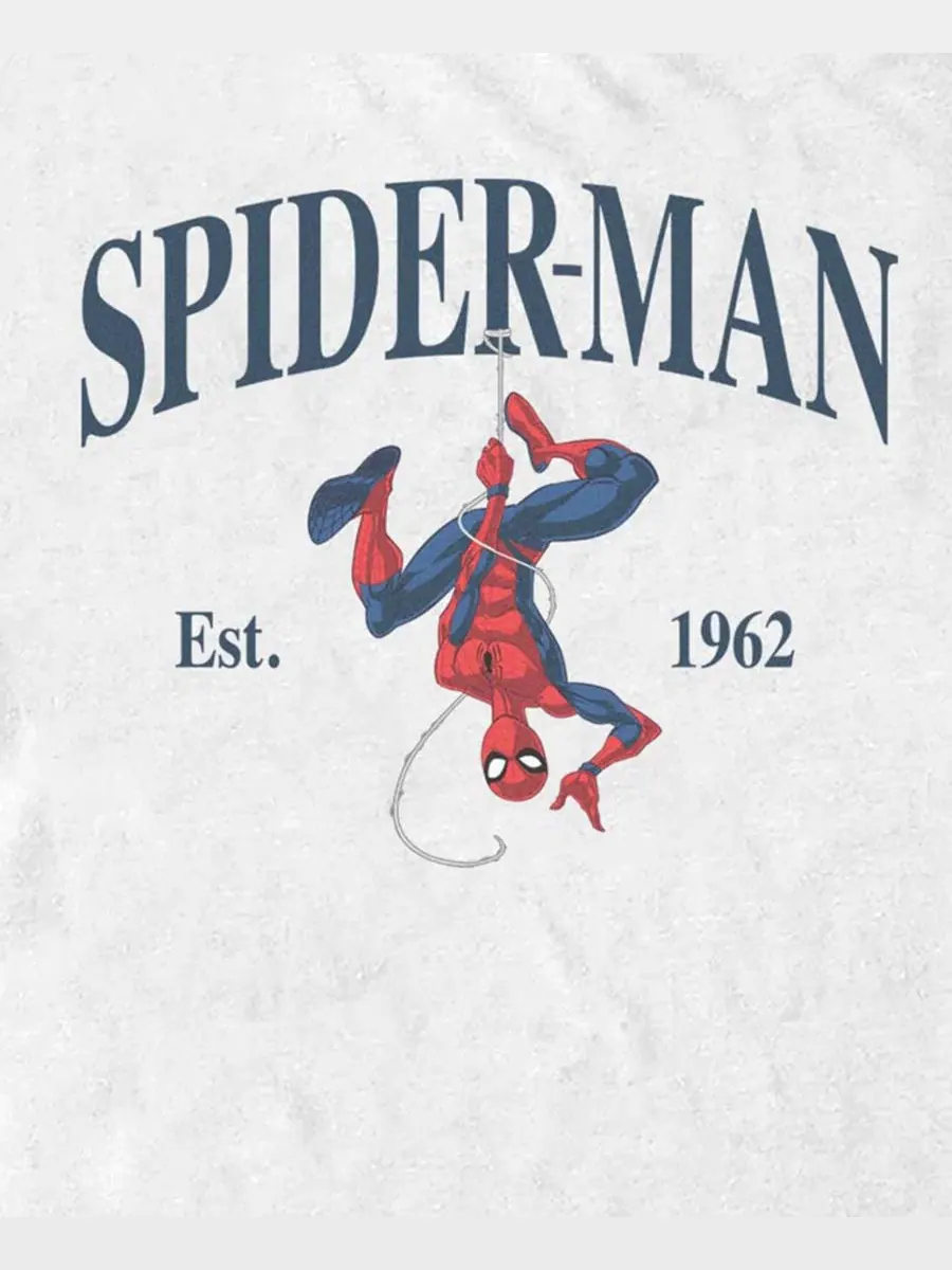 Футболка мужская с принтом Spider-Man Spider Hang Fifth Sun — изображение 3 из 3, белый