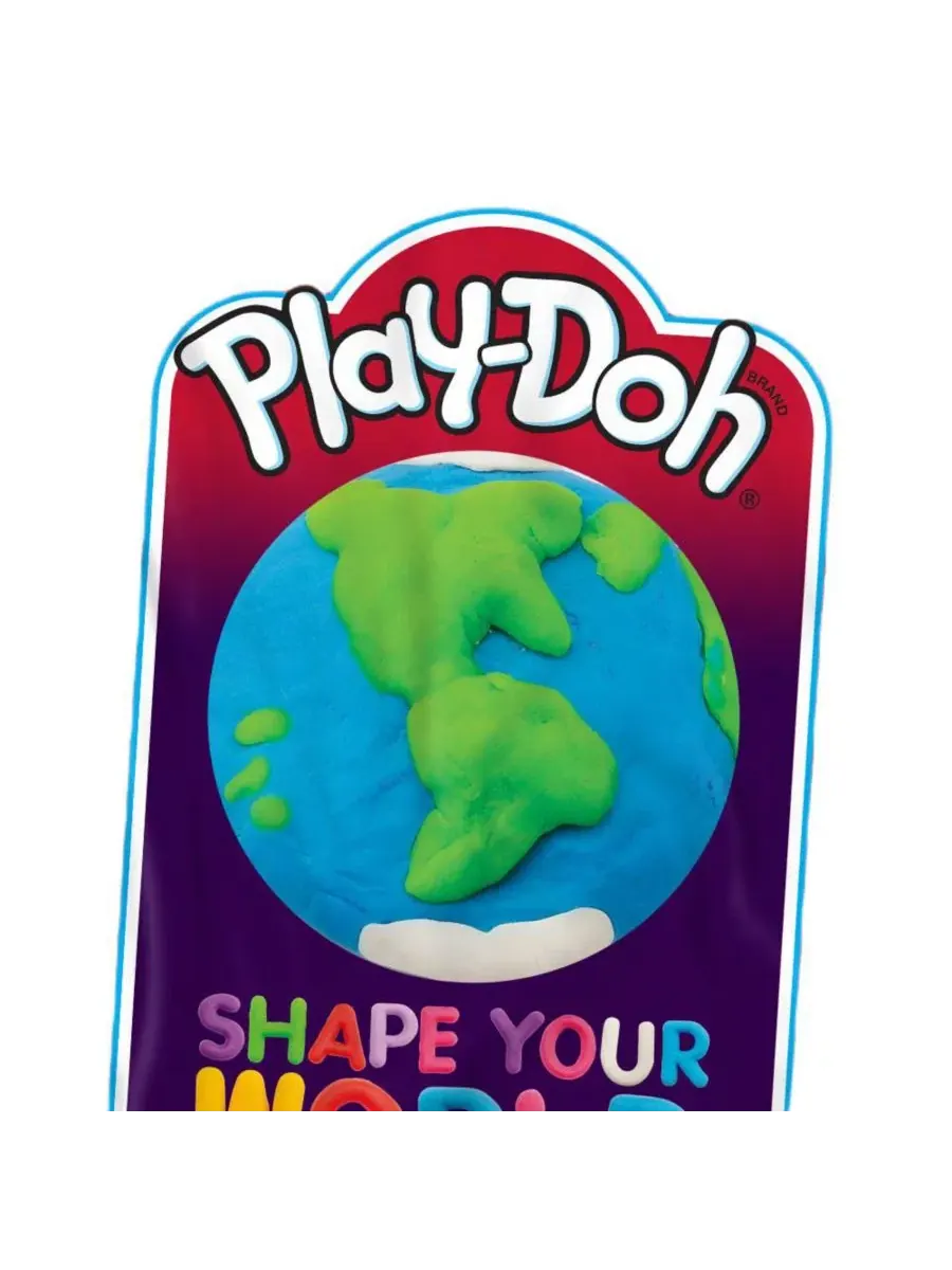 Футболка с принтом Play-Doh Shape Your World with Play-Doh Hasbro+ — изображение 2 из 3, королевский