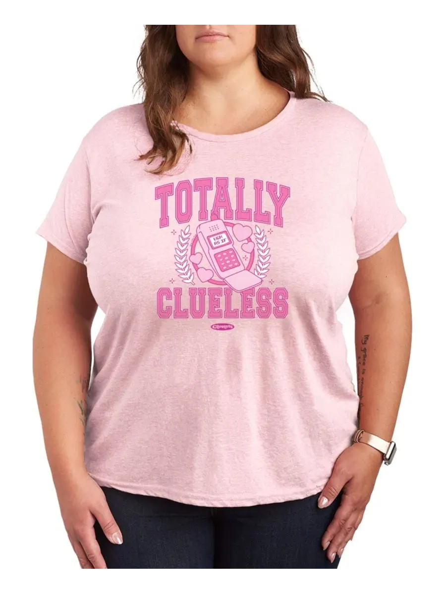 Футболка с коротким рукавом Plus Size Totally Graphic Hybrid Apparel — изображение 1 из 3, розовый