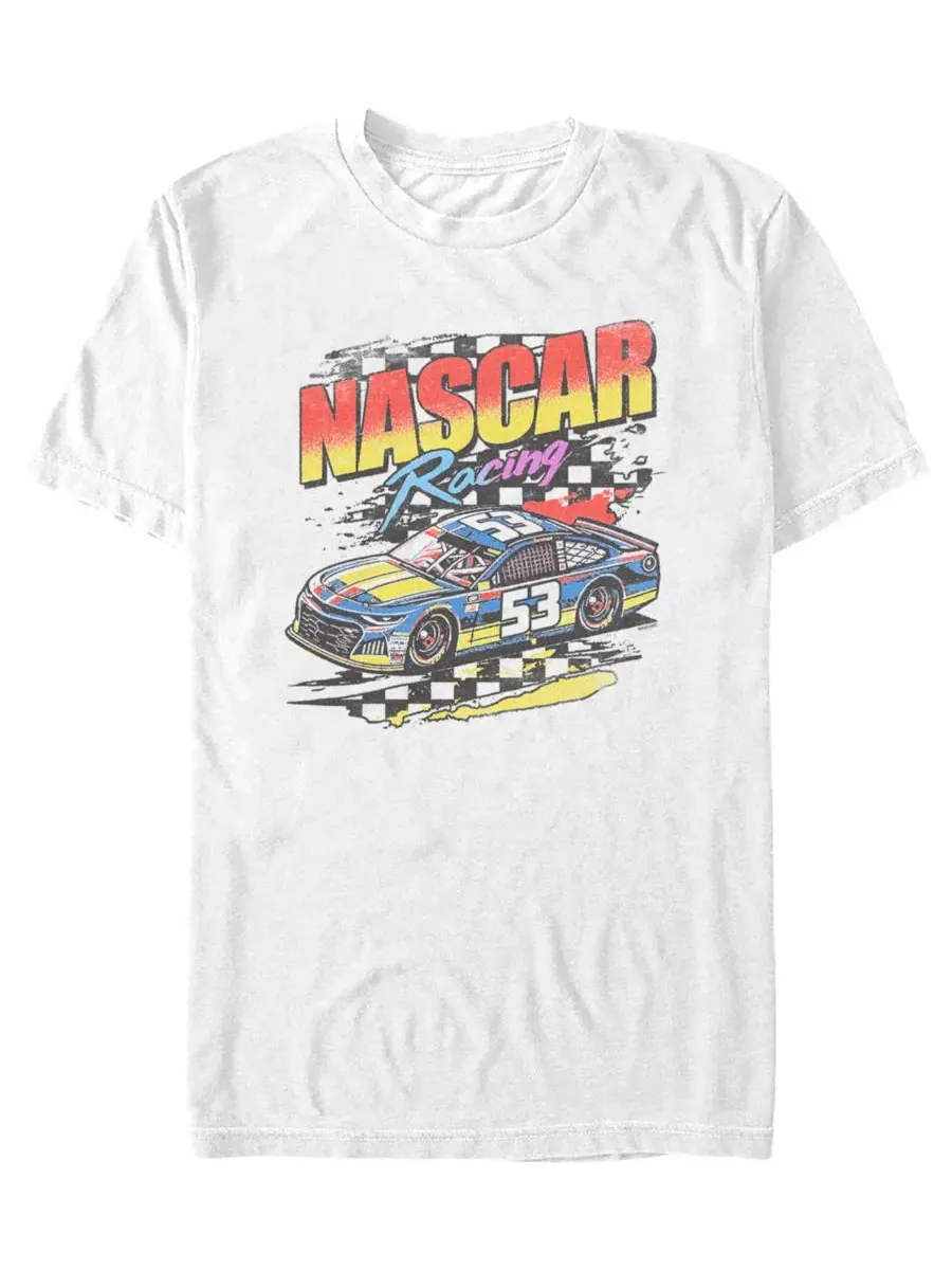 Футболка с графическим принтом Vintage Stock Car No. 53 Fifth Sun — изображение 1 из 3, белый