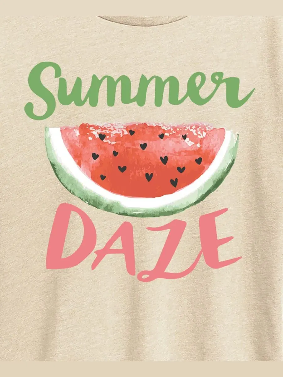 Футболка с принтом Watermelon Summer Hybrid Apparel — изображение 3 из 3, березовый