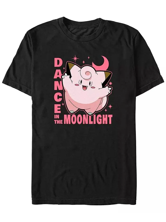 Мужская танцевальная футболка Clefairy с коротким рукавом Fifth Sun — изображение 1 из 1, черный
