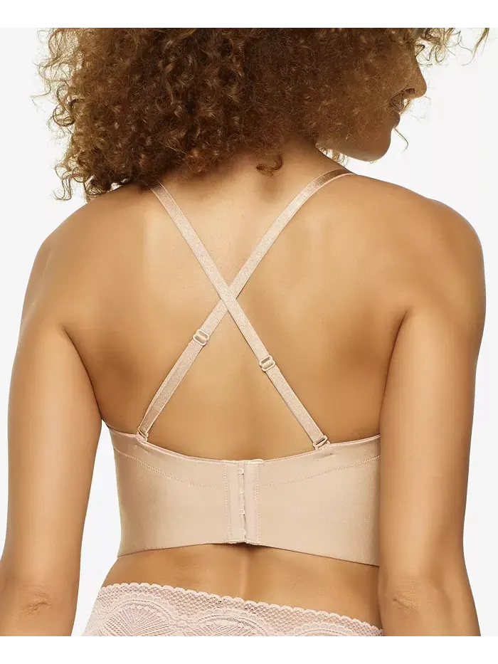 Бюстгальтер конвертируемый без бретелей Body Veil Longline с низкой спинкой Felina — изображение 3 из 4, бежевый