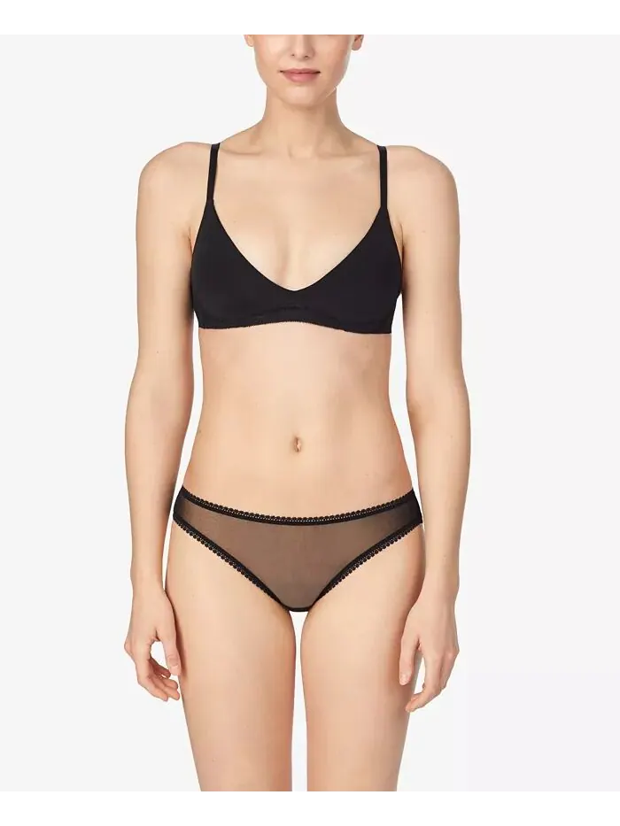 Женский элегантный кружевной бюстгальтер без косточек G9226 On Gossamer — изображение 3 из 4, черный