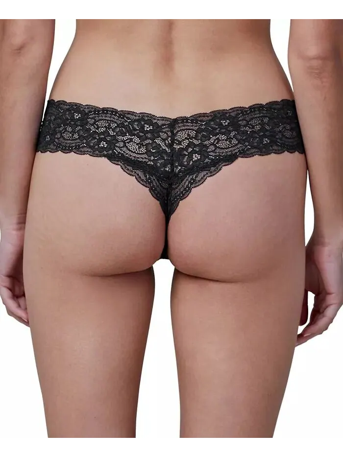 Женские кружевные стринги Obsessed Super Soft Low Rise — изображение 3 из 3, черный