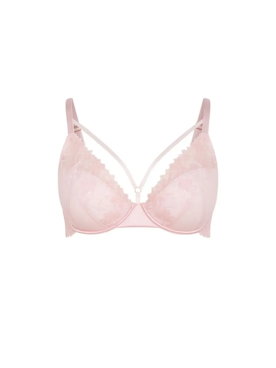 Женский бюстгальтер Tara Plunge Contour CITY CHIC — изображение 4 из 5, розовый
