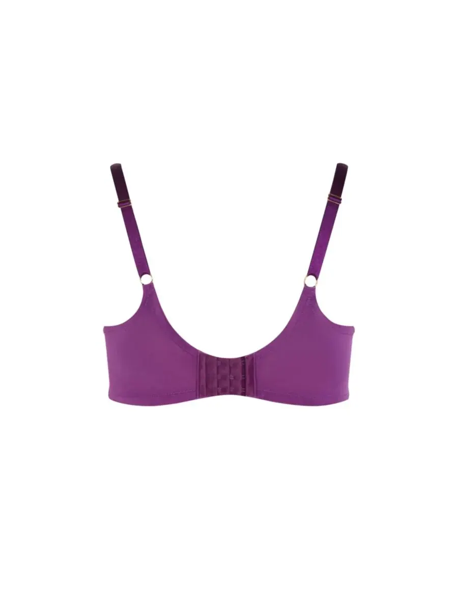 Женский бюстгальтер Tara Plunge Contour CITY CHIC — изображение 5 из 5, фиолетовый