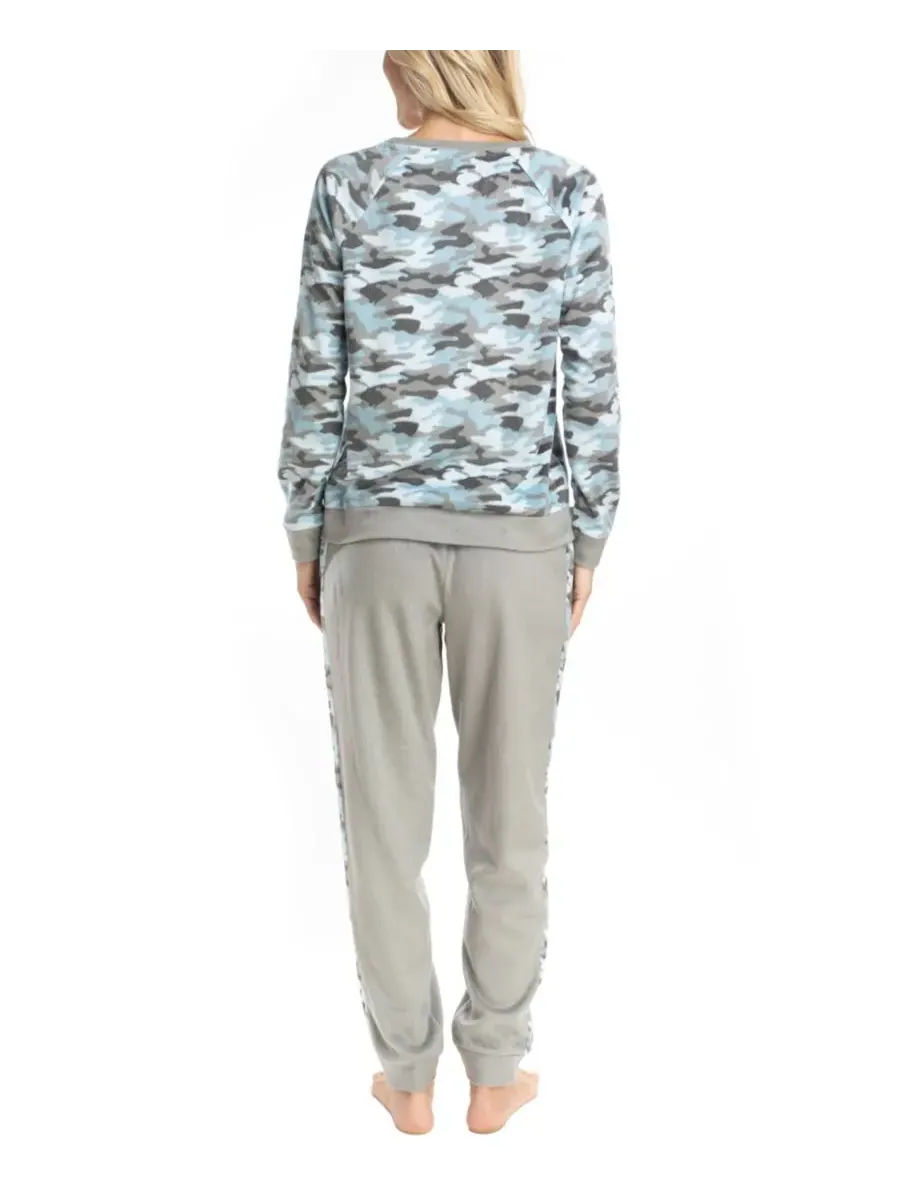 Вероятно, комплект домашней пижамы MUK LUKS, Teal Stripe — изображение 8 из 9
