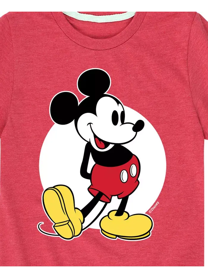 Футболка с принтом Disney Mickey Mouse для мальчиков старшего возраста — изображение 3 из 3, красный