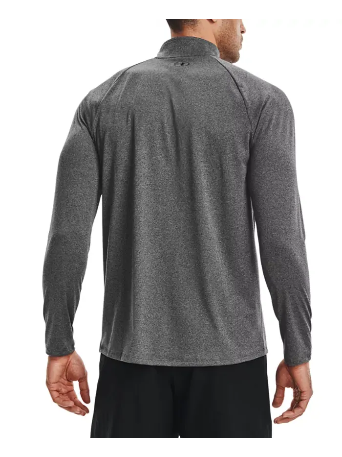 Мужская флисовая толстовка UA Tech с полузастежкой Under Armour — изображение 2 из 4, черный