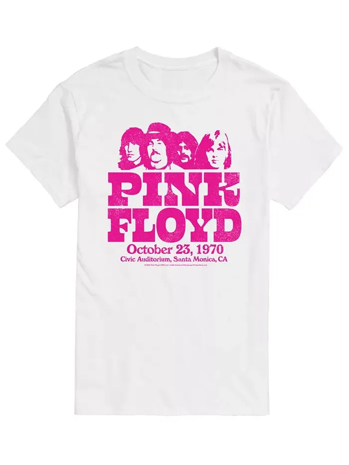 Мужская футболка Pink Floyd Civic Auditorium AIRWAVES — изображение 1 из 2, белый