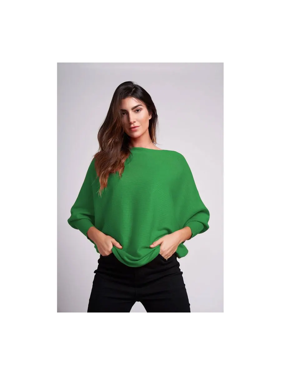 Женский свитер Ivy Oversized с рукавами летучая мышь длиной 3/4 Caldwell Collection