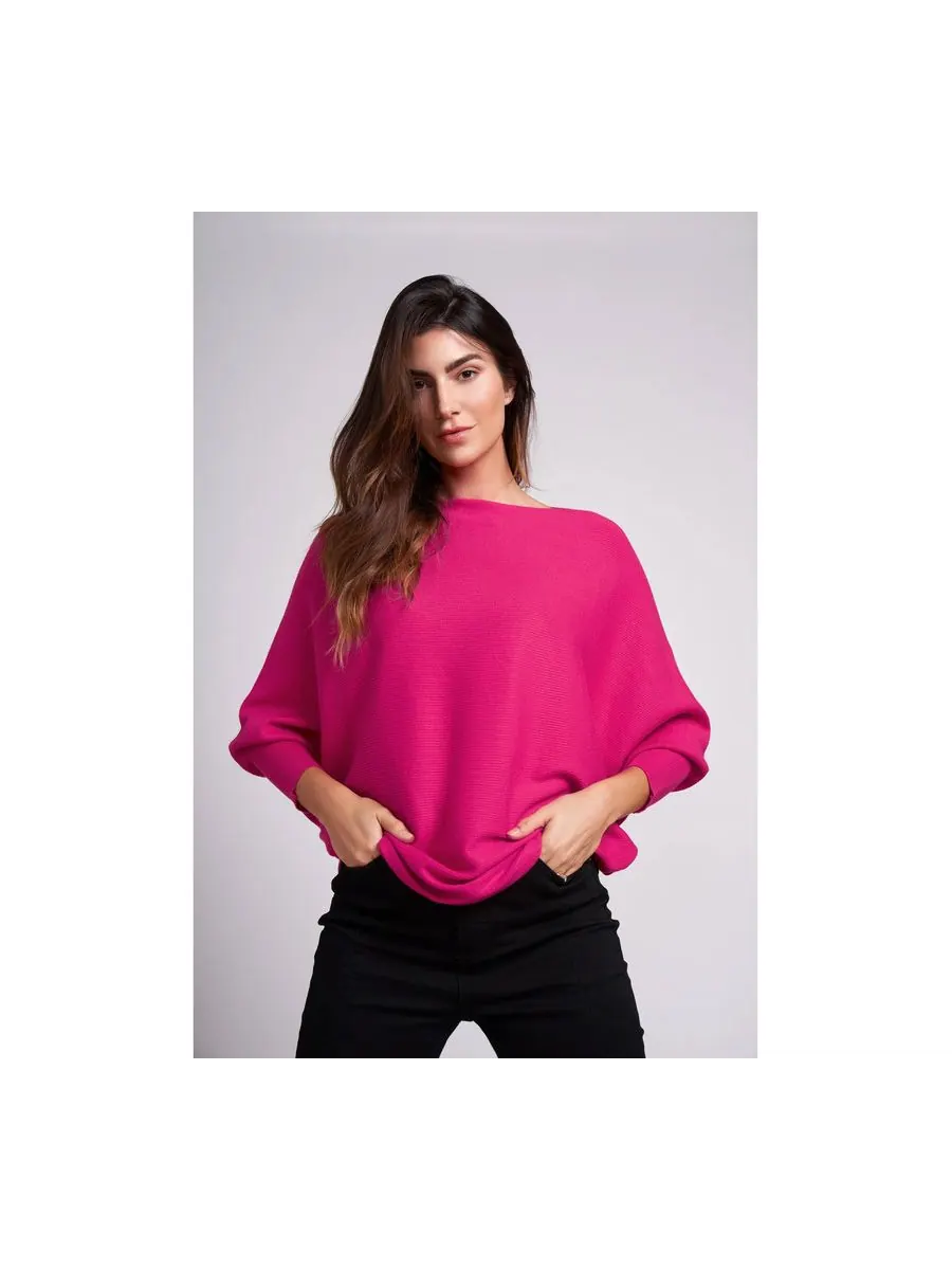 Женский свитер Ivy Oversized с рукавами летучая мышь длиной 3/4 Caldwell Collection