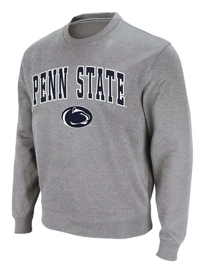 Мужской свитшот с круглым вырезом и арочным логотипом Penn State Nittany Lions Colosseum — изображение 2 из 10, серый