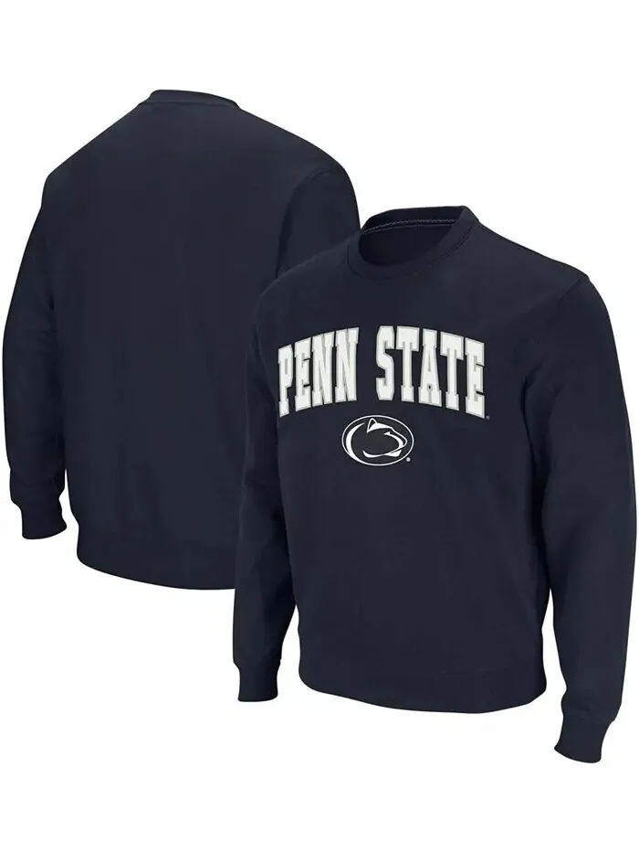 Мужская толстовка Penn State Nittany Lions Arch Logo с круглым вырезом Colosseum — изображение 1 из 10, темно-синий