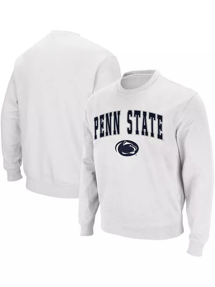 Мужская толстовка Penn State Nittany Lions Arch Logo с круглым вырезом Colosseum — изображение 1 из 10, белый
