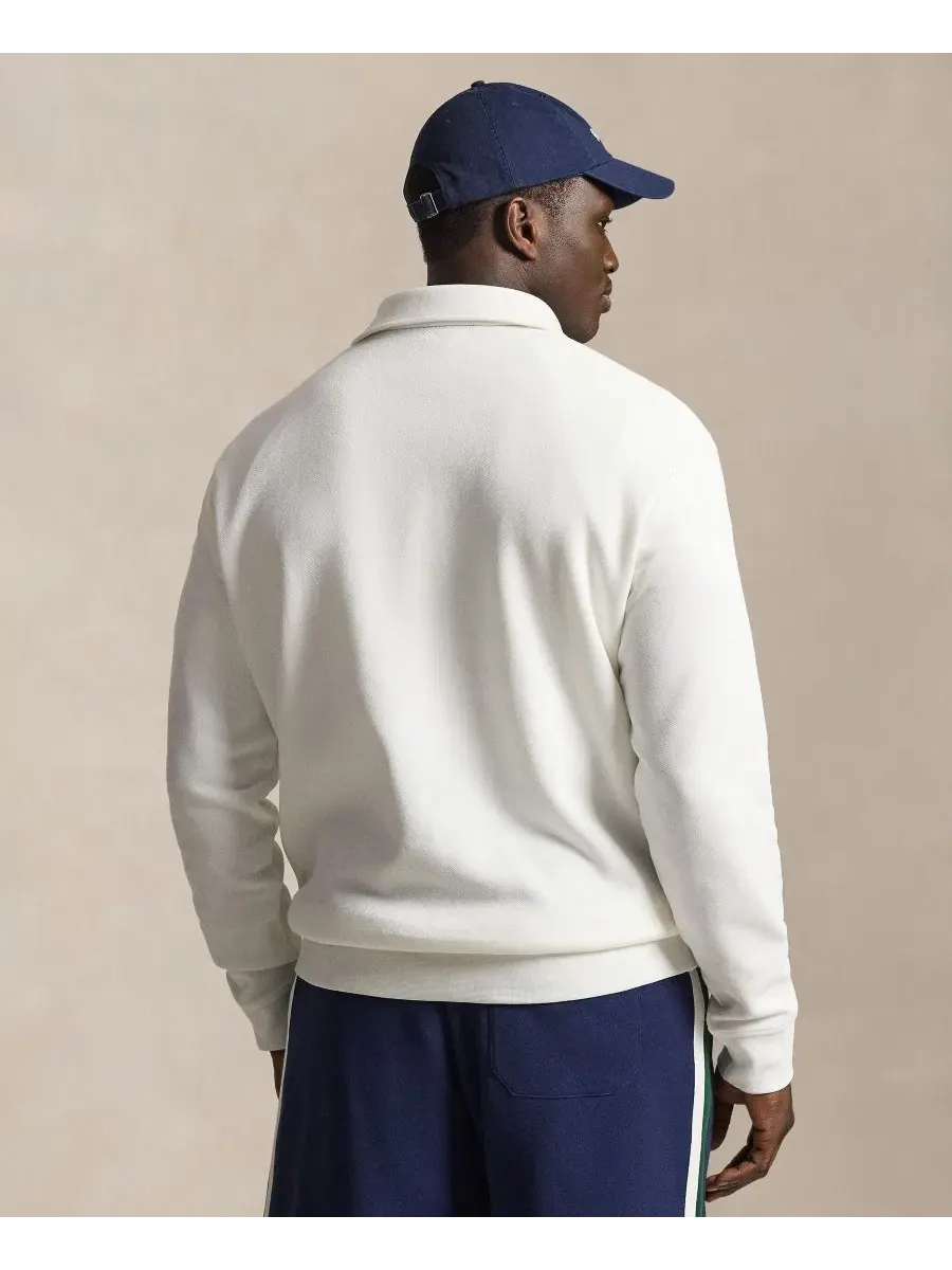Свитшот с четверть-молнией Polo Ralph Lauren — изображение 4 из 5, белый