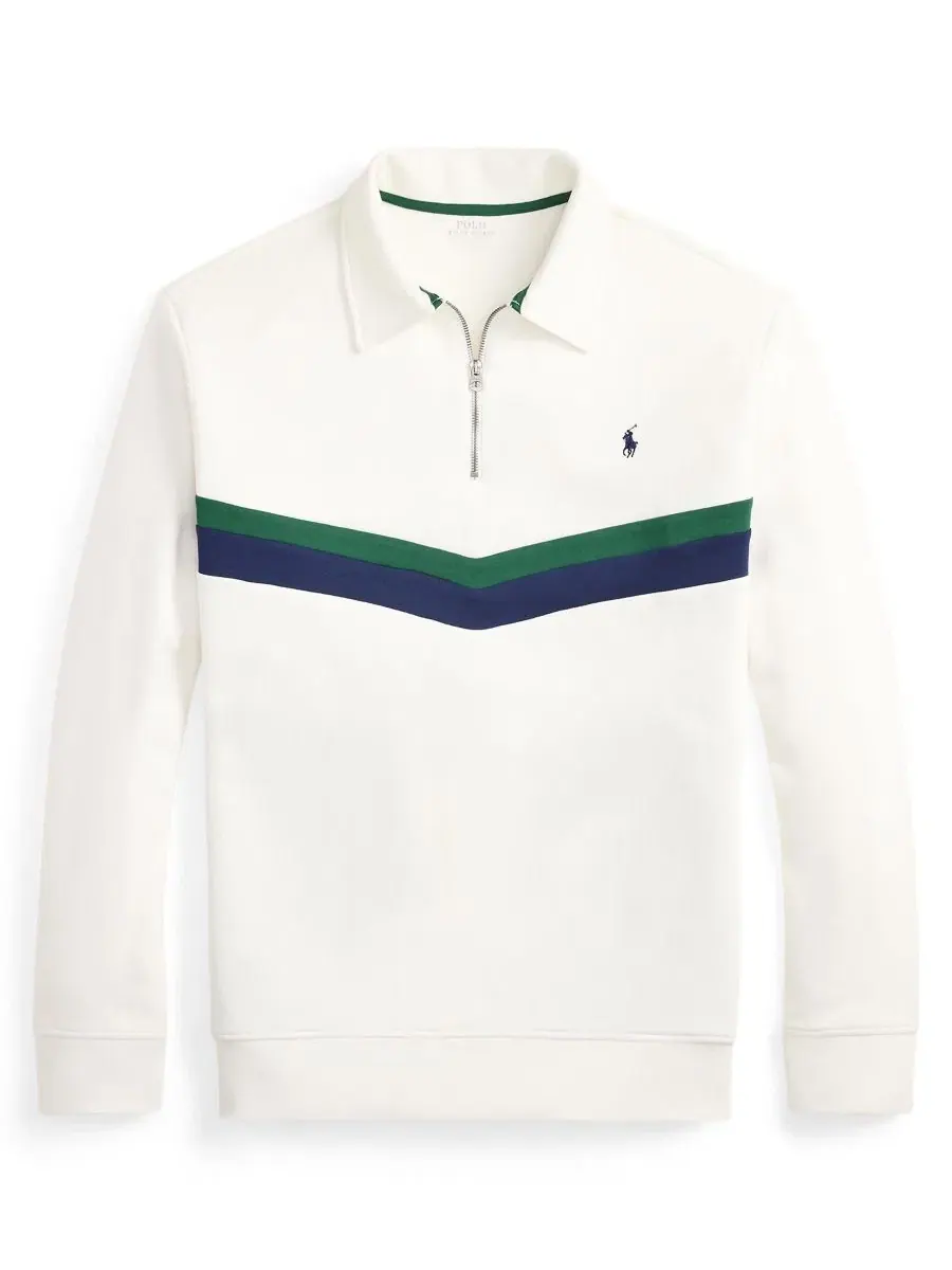 Свитшот с четверть-молнией Polo Ralph Lauren — изображение 5 из 5, белый