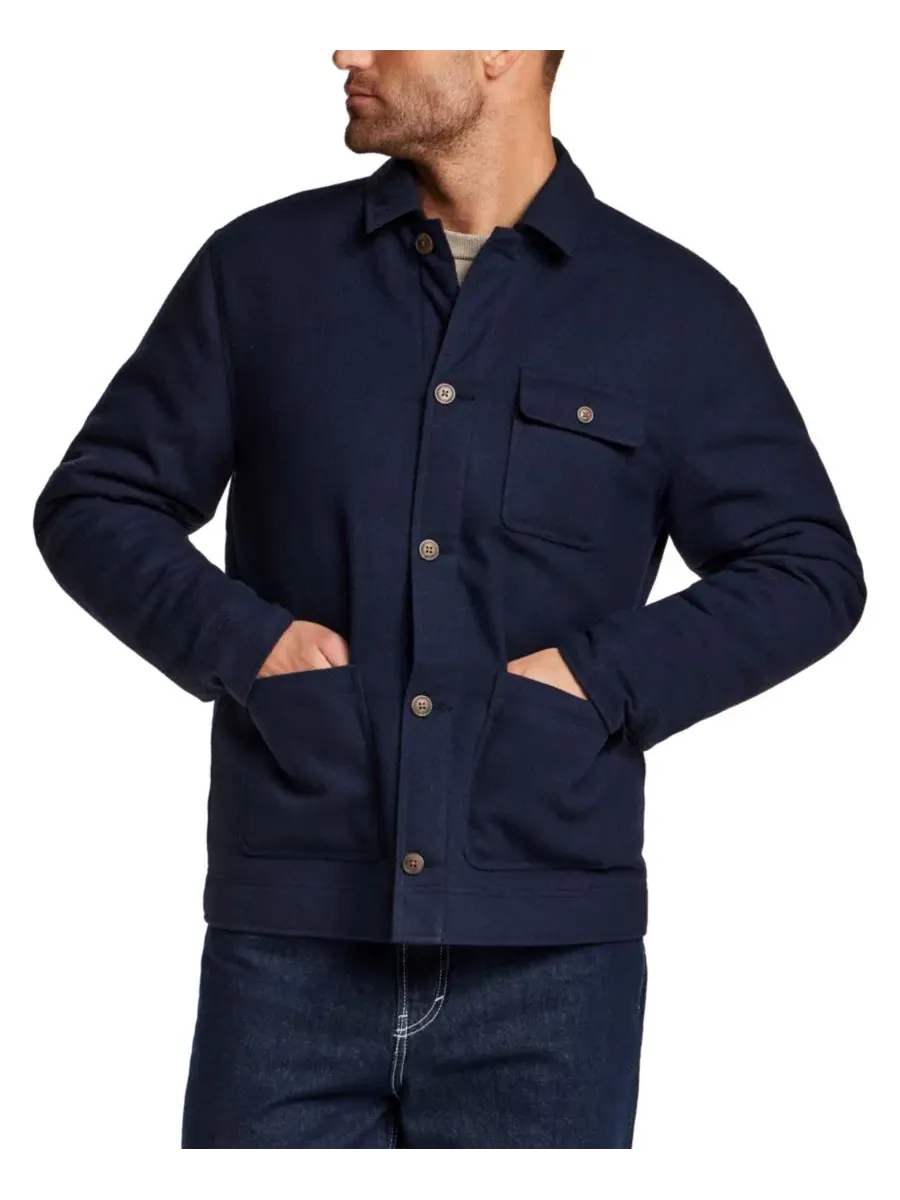 Мужская куртка на подкладке из искусственного меха Weatherproof Vintage — изображение 1 из 5, синий