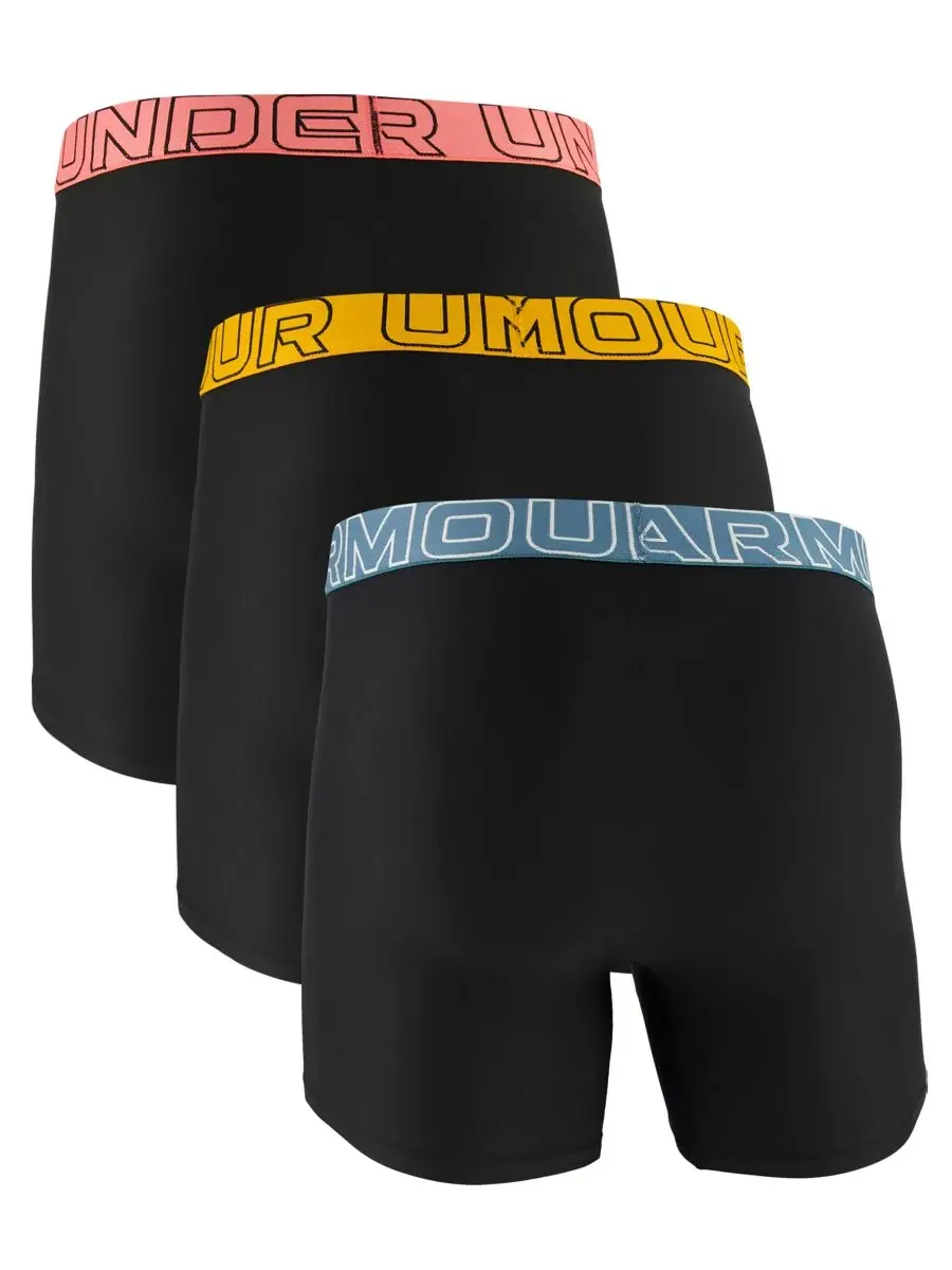 Мужские боксерские трусы Boxerjock Performance Tech, комплект из 3 штук Under Armour — изображение 4 из 5, черный