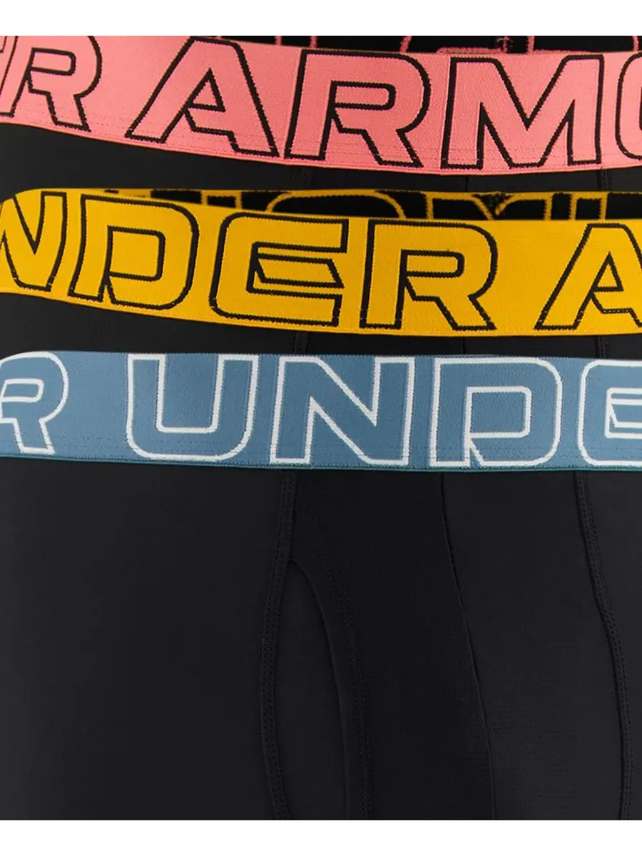 Мужские боксерские трусы Boxerjock Performance Tech, комплект из 3 штук Under Armour — изображение 5 из 5, черный