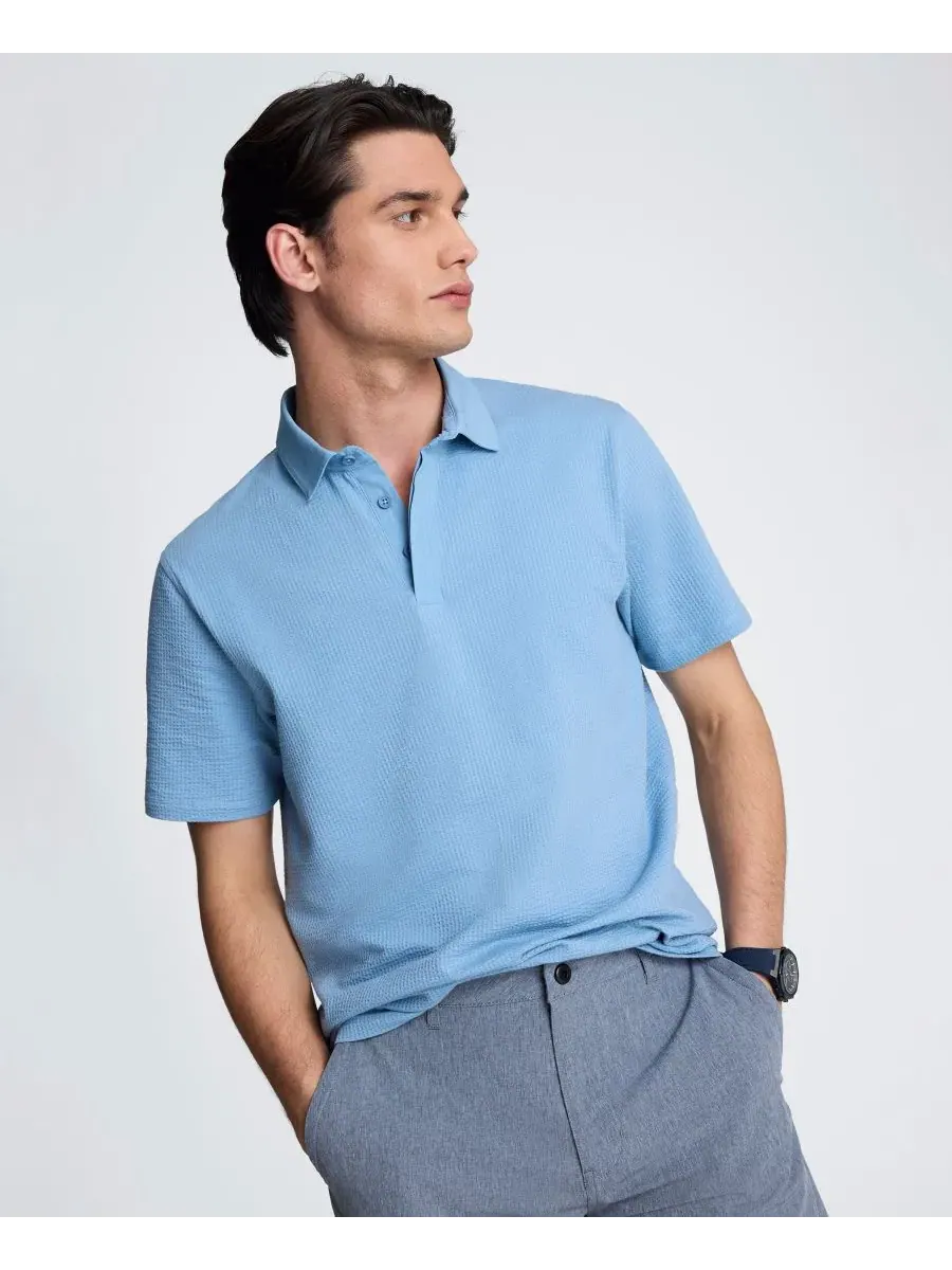 Поло из хлопкового пике Kenneth Cole