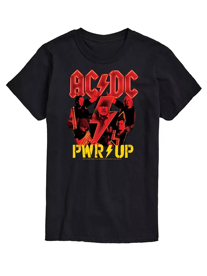 Мужская футболка ACDC Pwr Up AIRWAVES — изображение 1 из 2, черный