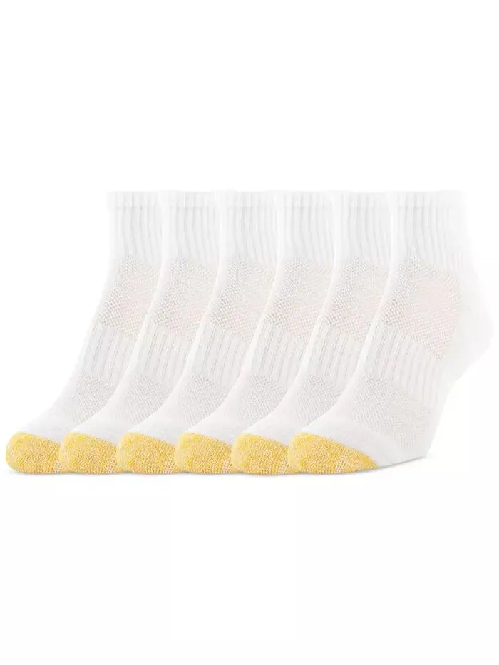 Женские спортивные носки Half-Cushion Quarter — изображение 2 из 3, белый