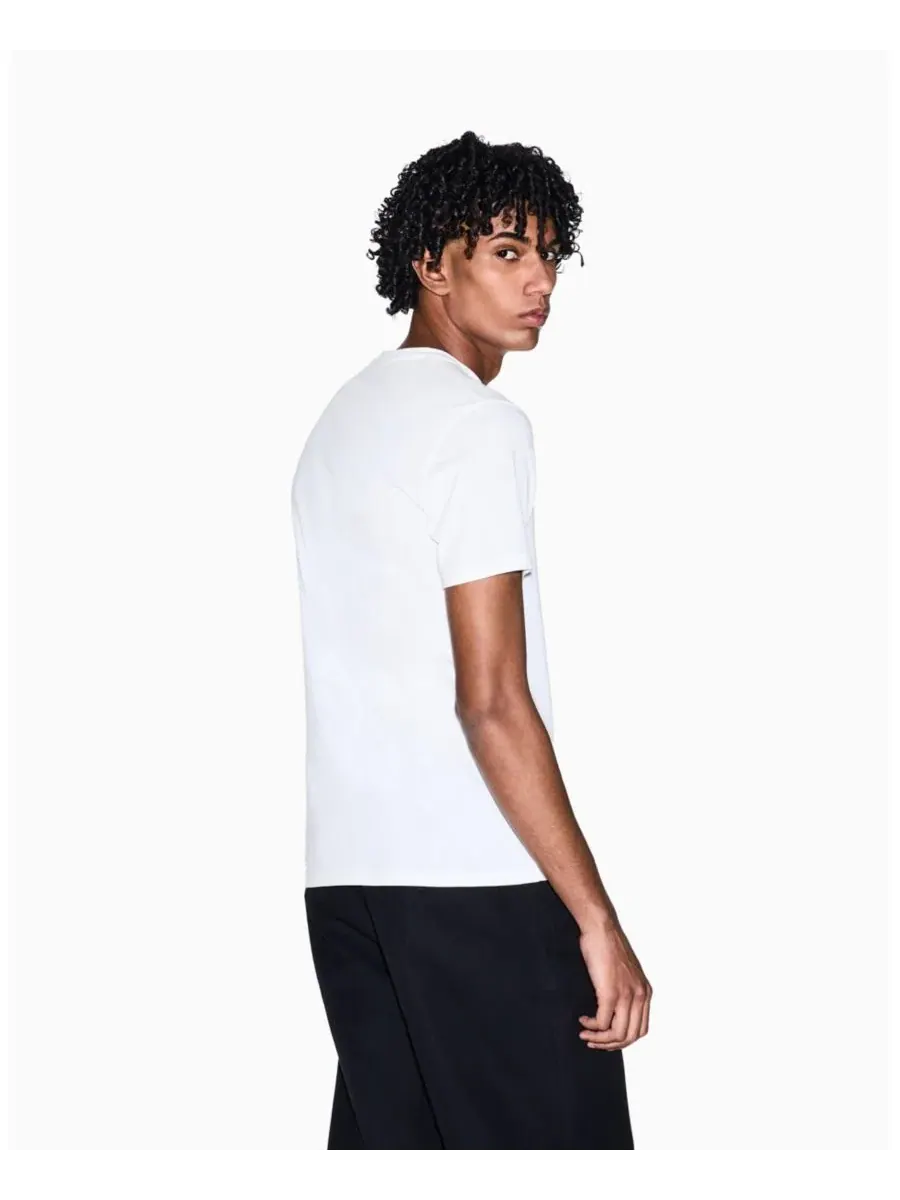 Футболка с принтом Armani Exchange 1991 Logo A|X Armani Exchange — изображение 3 из 5, белый