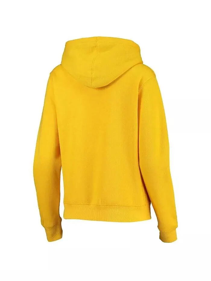 Женская толстовка с капюшоном Maize Michigan Wolverines Arch and Logo 1 Colosseum — изображение 2 из 3