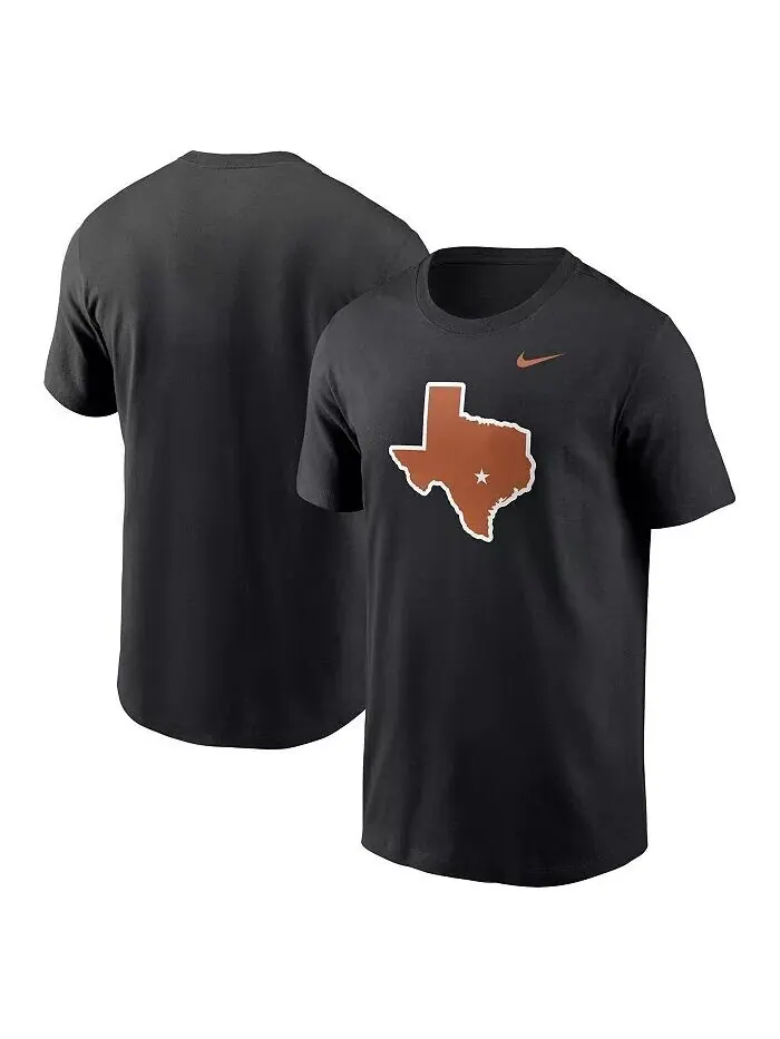 Мужская черная футболка с альтернативным логотипом Texas Longhorns Primetime Evergreen Nike — изображение 1 из 3, черный
