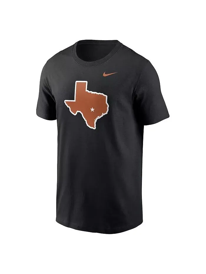 Мужская черная футболка Texas Longhorns Primetime Evergreen с альтернативным логотипом Nike — изображение 3 из 3