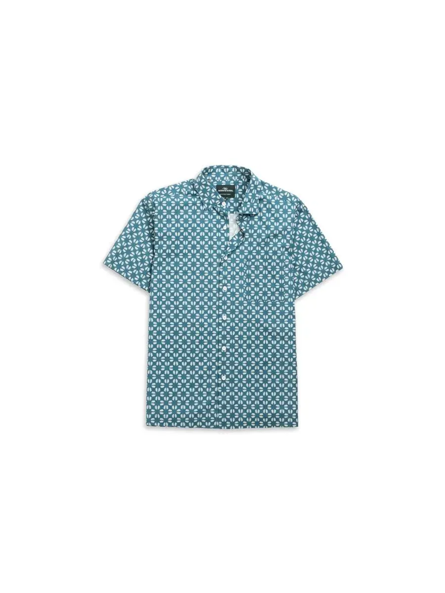 Мужская рубашка Crown Hill Weekend Fit Rodd & Gunn — изображение 6 из 6, камнестень