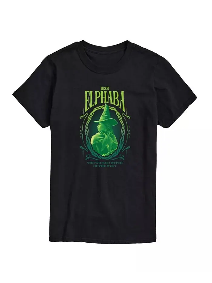 Мужская футболка Wicked Elphaba с коротким рукавом AIRWAVES — изображение 1 из 3, черный