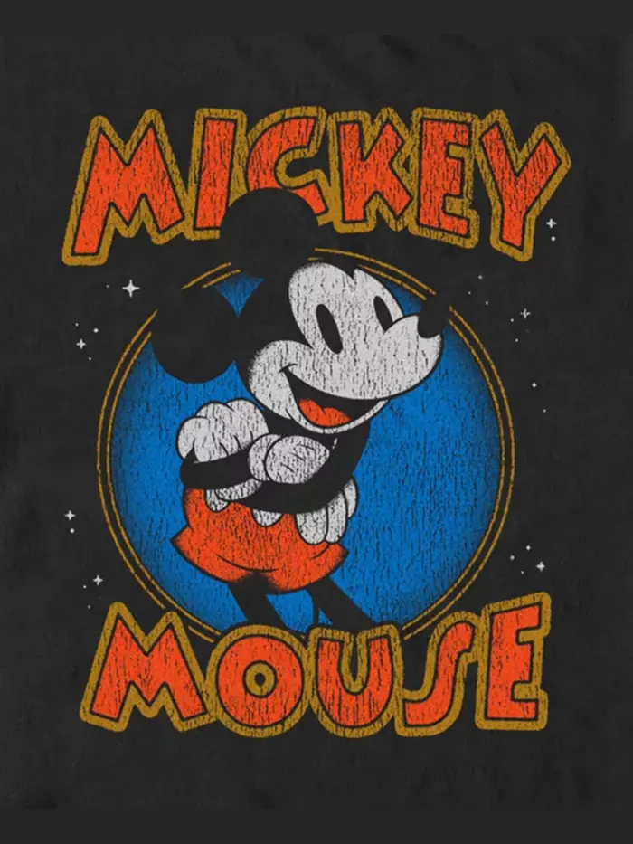 Мужская классическая футболка с коротким рукавом Mouse Fifth Sun — изображение 3 из 3, черный